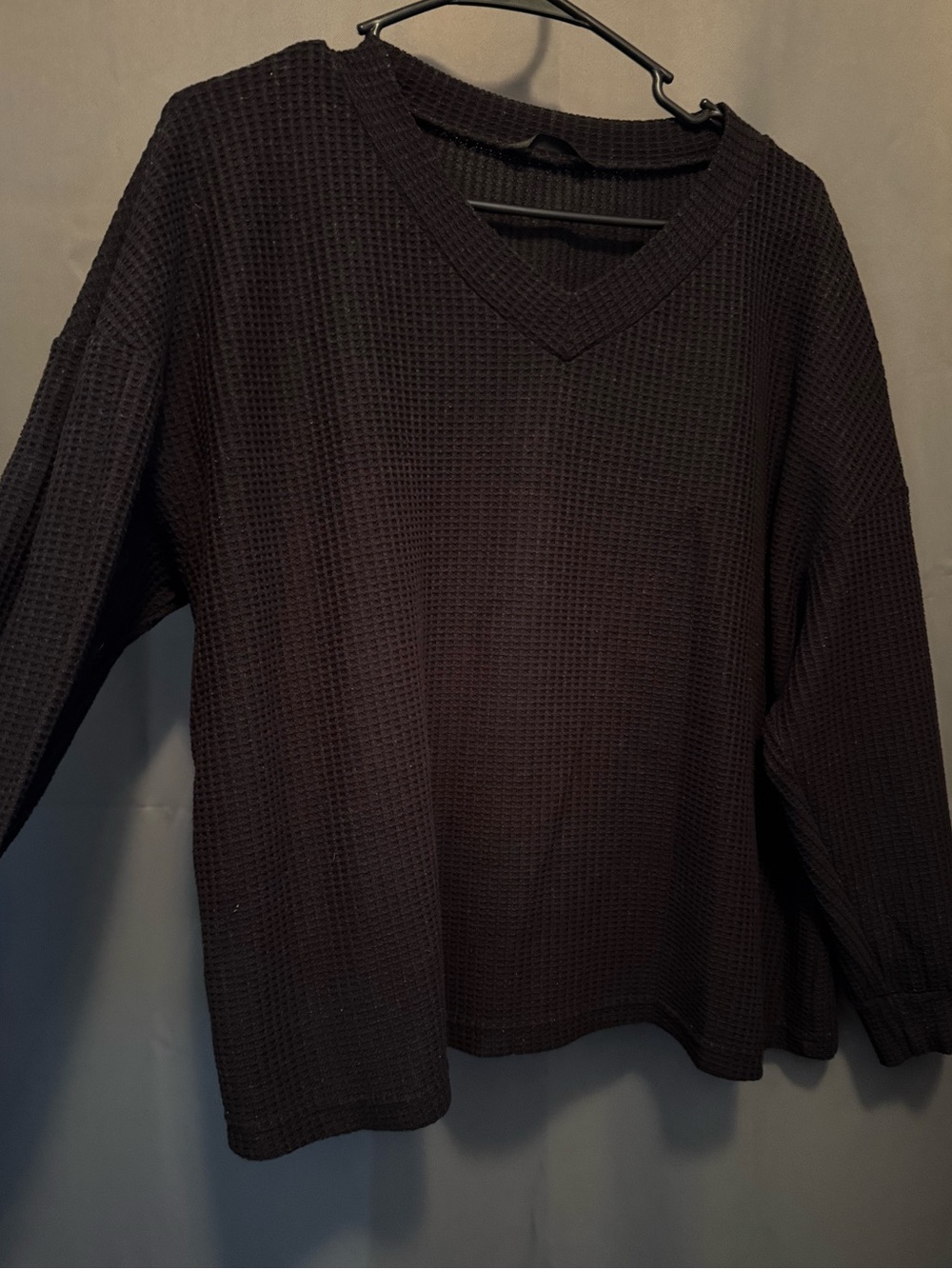 Waffle Knit Long Sleeve